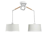 Mantra Nordica Blanco Lámpara de techo colgante blanco beige 4930