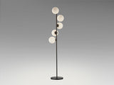 Schuller Inoa Lámpara de pie bolas 5 luces negro opal 494528