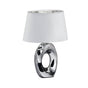 Lámpara de sobremesa Trio Taba cerámica 33cm plata — ref. R50511089 (1)
