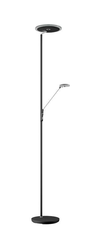 MDC ONE 580003102 Pie salón LED 2L Cromo + Negro mate