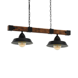 EGLO Oldbury Lámpara colgante 2 luces acero negro 49684