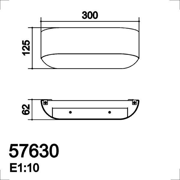 MDC NORA 576309702 Aplique LED Niquel Mate