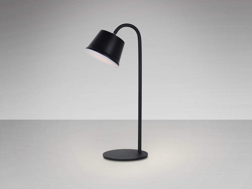 Lámpara de sobremesa Schuller Cuco LED negro 3000K exterior IP54 34cm vista 3