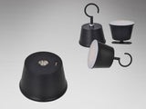 Lámpara de sobremesa Schuller Cuco LED negro 3000K exterior IP54 34cm vista 5