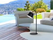 Lámpara de sobremesa Schuller Cuco LED negro 3000K exterior IP54 34cm 498238