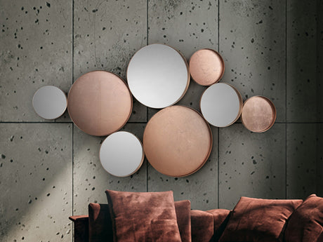 Espejo Schuller Malmo oro rosa 498692