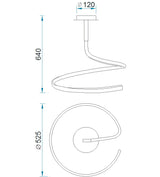 Lámpara de techo Ofertas-2 Dto 30% Mantra gris oscuro 4996