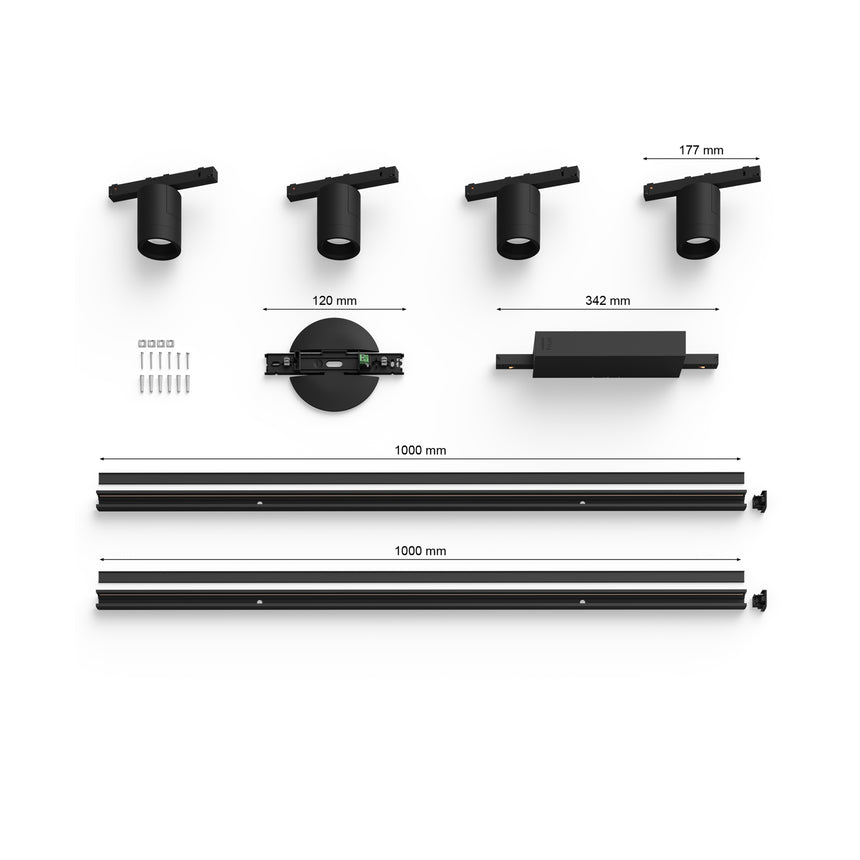 Philips Hue White and Color Ambiance Plafón Perifo negro RGBW 5W 510lm 40776300 - imagen 6