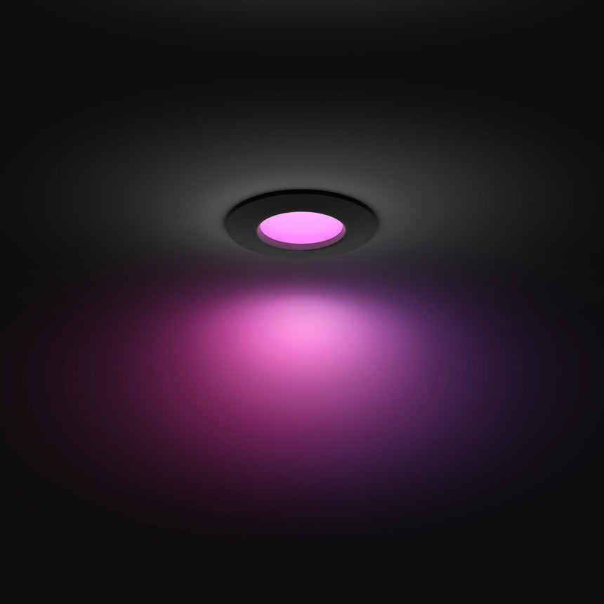 Philips Hue White and Color Ambiance Empotrable slim recessed light negro RGBW 8,3W IP44 8720169264151 - imagen 3