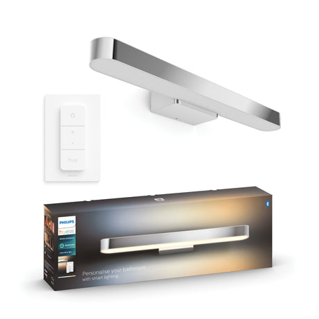 Philips Hue Luz de espejo baño Adore plata White Ambiance 25W IP44 2900lm 34083100