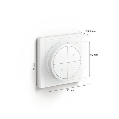 Philips Hue Mando a distancia Tap dial switch blanco 0W 871951444099900 - imagen 9
