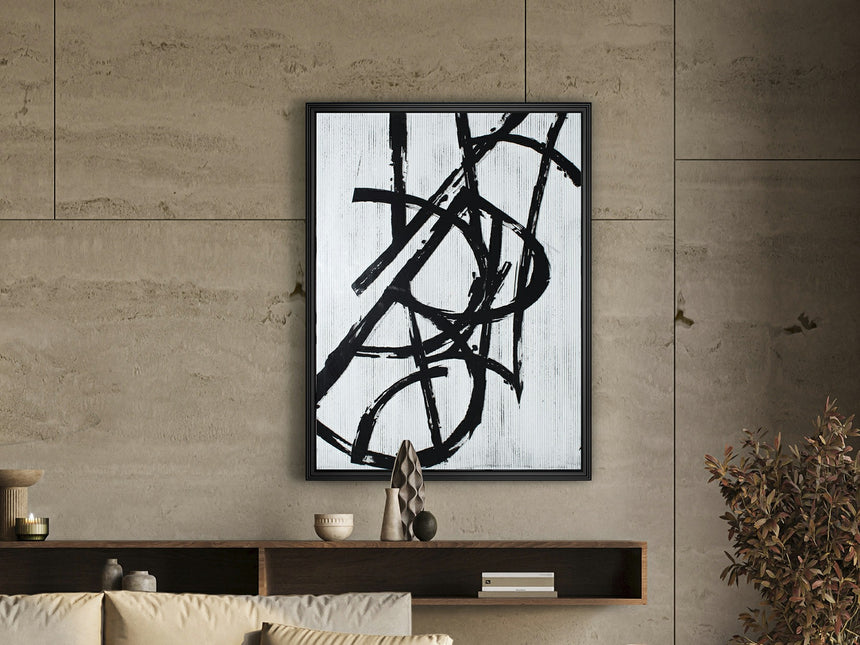 Cuadro Schuller Graphos Blanco y negro 75x100cm 500821