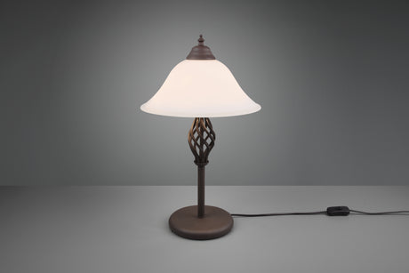 Lámpara de sobremesa Trio Rustica LED rusty 3000K 50cm 501000224