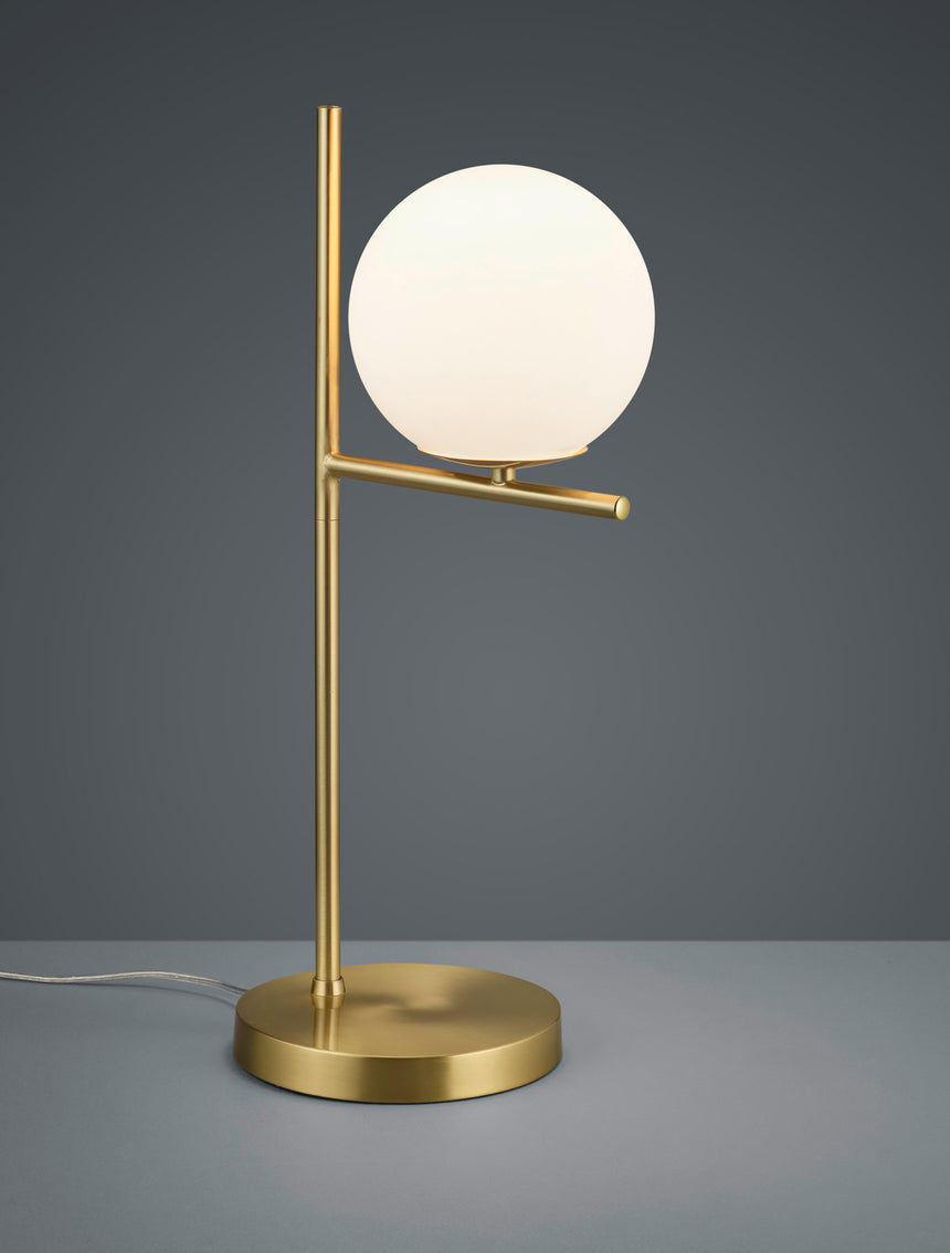 Trio Pure Matte bronze metal ball table lamp 502000108