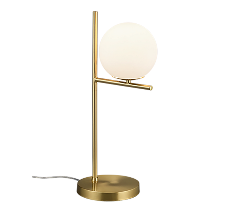 Trio Pure Matte bronze metal ball table lamp 502000108