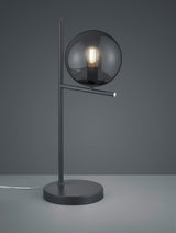 Lámpara de sobremesa grande Trio Pure antracita 52cm 5