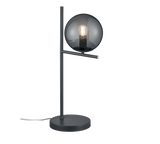 Lámpara de sobremesa grande Trio Pure antracita 52cm 5