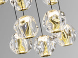 Lámpara de techo colgante Schuller Zaria 13 luces negro y dorado 3000K regulable vista 3