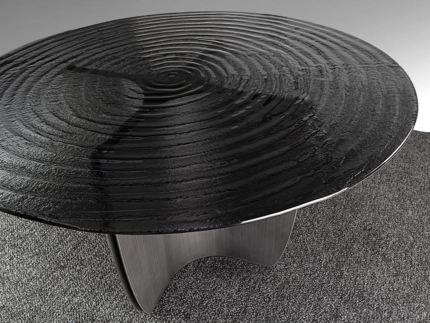 Mesa de comedor Schuller Night gris 75cm 503846