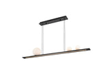 Lámpara de techo colgante bolas Schuller Mila negro y blanco 3000K ambiente