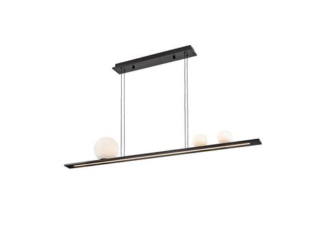 Lámpara de techo colgante bolas Schuller Mila negro y blanco 3000K ambiente