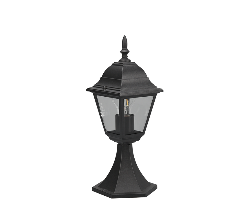 Baliza de exterior Trio Livenza LED negro mate 2700K IP44 39,5cm 505760132
