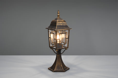 Baliza de exterior Trio Volturno LED antique rust 2700K IP44 47,5cm 505960128