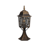 Baliza de exterior Trio Volturno LED antique rust 2700K IP44 47,5cm 505960128
