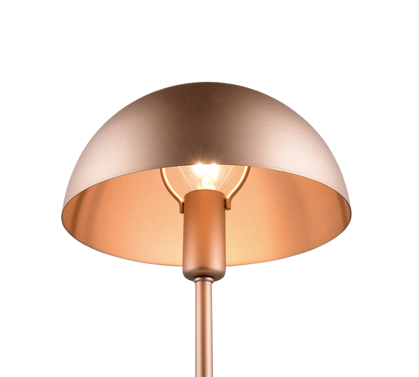 Lámpara de sobremesa Trio Nola marrón café 30,5cm 506200165 - vista 2