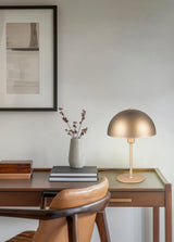 Lámpara de sobremesa Trio Nola marrón café 30,5cm 506200165 - vista 6