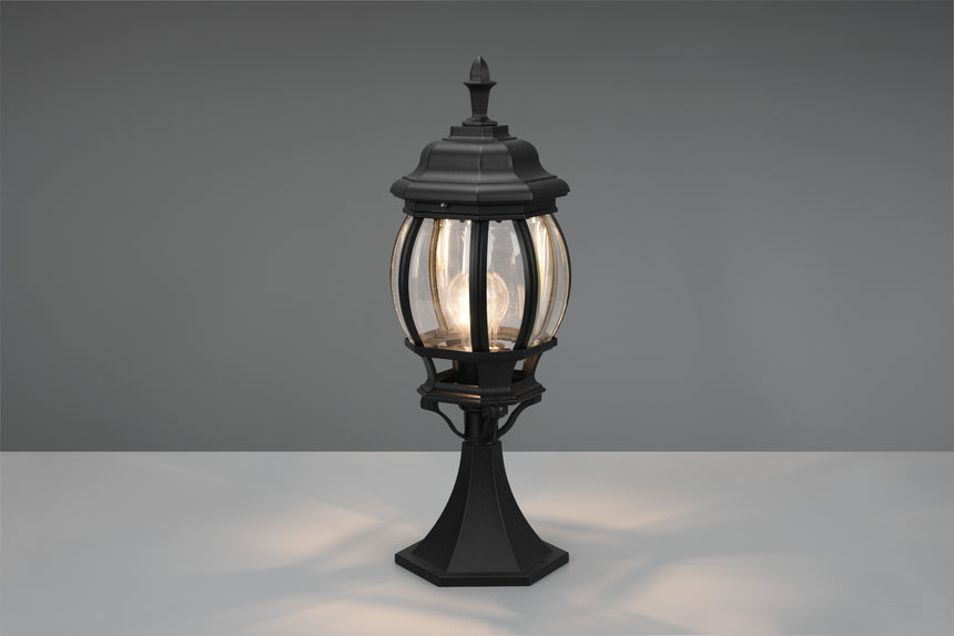 Baliza de exterior Trio Elvo negro mate IP44 49cm 506960132