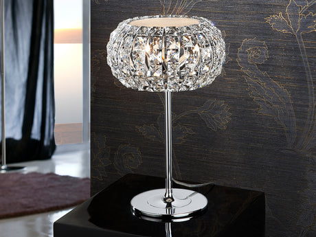 Lámpara de sobremesa Schuller Diamond cromo 40cm 508424