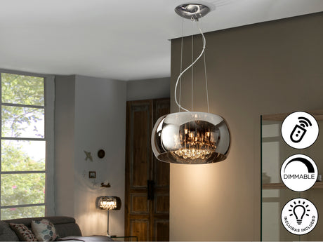 Lámpara de techo colgante Schuller Argos transparente y - vista 2