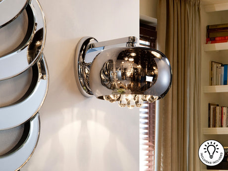 Lámpara aplique de pared Schuller Argos 1 luz cromo y e - vista 2