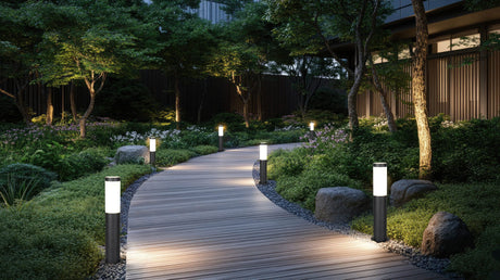 Baliza de exterior Trio Trioto LED negro mate 3000K IP44 45cm 509760132