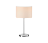 Lámpara de sobremesa grande Trio Hotel níquel mate 55cm 511100101