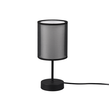 Lámpara de sobremesa Trio Burton LED negro mate 2700K 511400132
