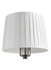Pantalla plisada MDC Roomer blanca Ø18cm 511620001