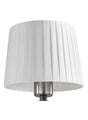 Pantalla plisada MDC Roomer blanca Ø18cm 511620001
