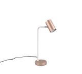 Lámpara de sobremesa Trio Marley LED marrón café 3000K 45cm 512400165
