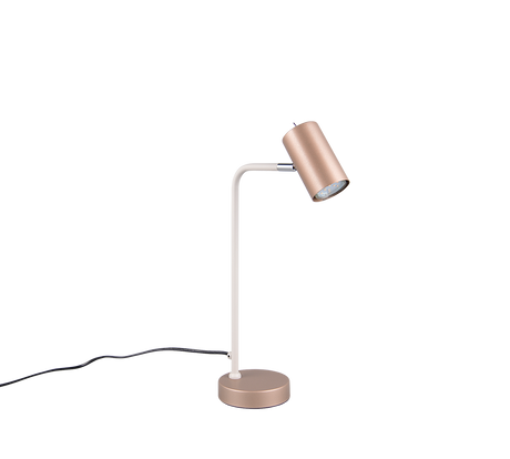 Lámpara de sobremesa Trio Marley LED marrón café 3000K 45cm 512400165