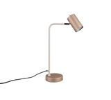 Lámpara de sobremesa Trio Marley LED marrón café 3000K 45cm 512400165