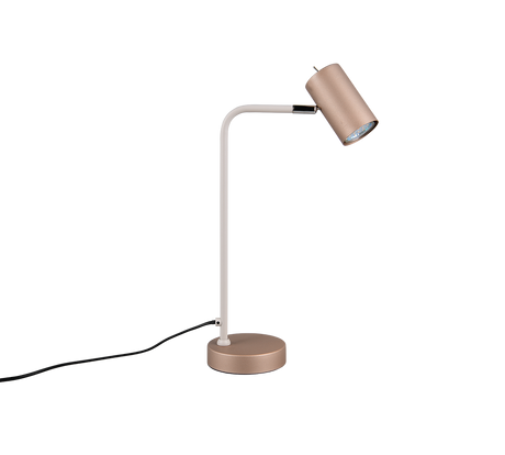 Lámpara de sobremesa Trio Marley LED marrón café 3000K 45cm 512400165