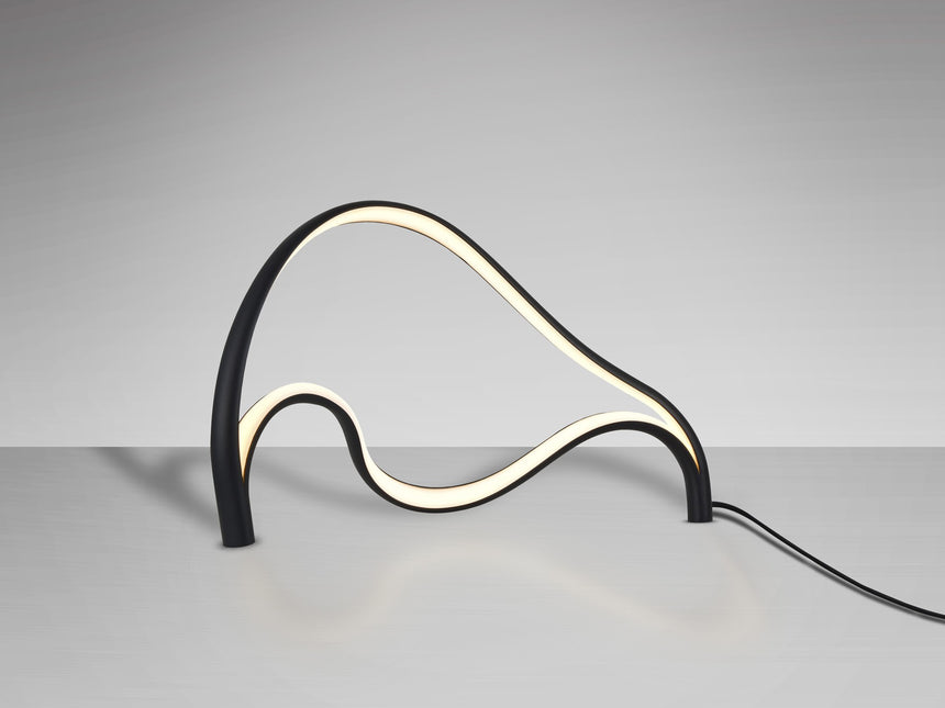 Lámpara de sobremesa Schuller Danza LED negro 3000K 24cm vista 2