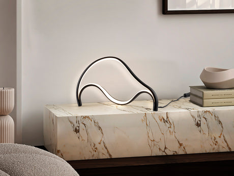 Lámpara de sobremesa Schuller Danza LED negro 3000K 24cm 513245