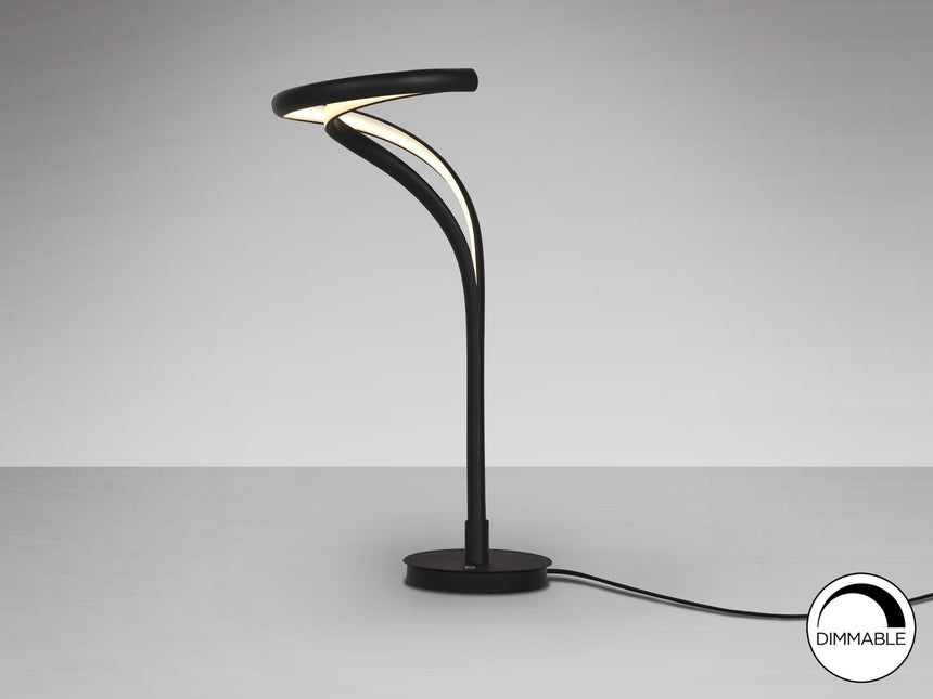 Lámpara de sobremesa Schuller Danza grande LED negro 3000K 53cm vista 2