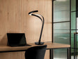 Lámpara de sobremesa Schuller Danza grande LED negro 3000K 53cm 513399