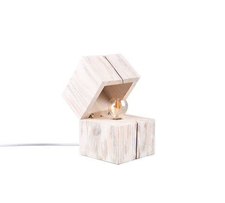 Lámpara de sobremesa Trio Treasure LED madera 2700K blanco — ref. 514110101 (3)