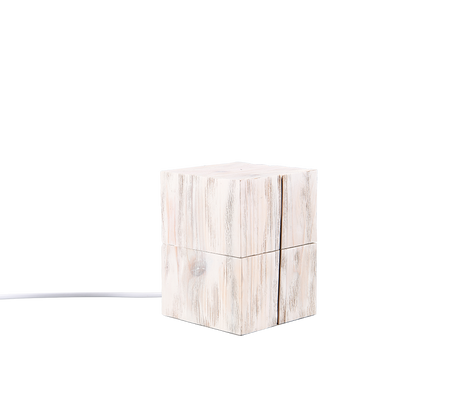 Lámpara de sobremesa Trio Treasure LED madera blanco 2700K 514110101 - vista 4