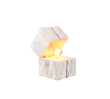 Lámpara de sobremesa Trio Treasure LED madera blanco 2700K 514110101 - vista 5